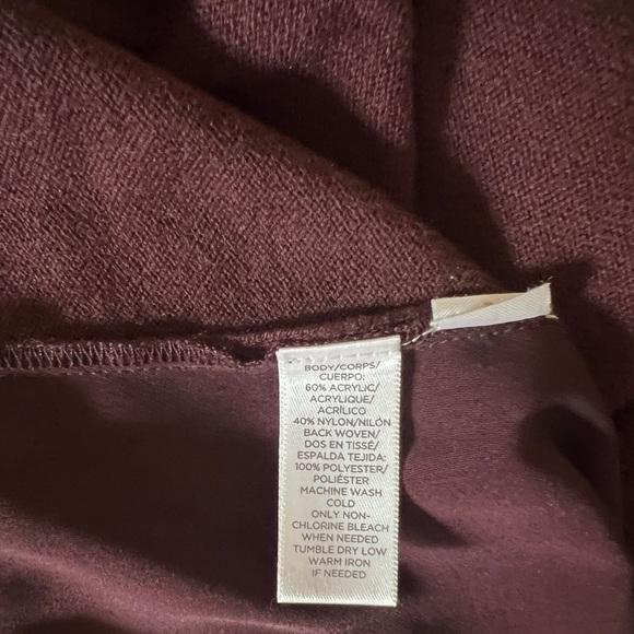 NWOT LOFT V Neck Dress. Lightly lined. - Picture 4 of 4